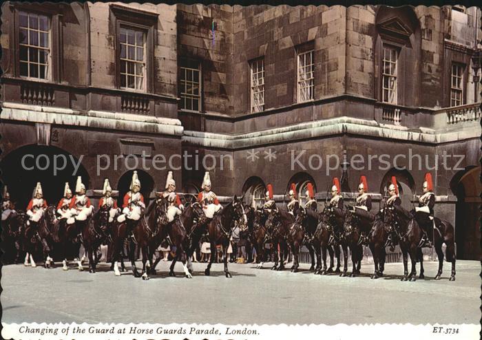 Leibgarde Wache Changing of the Guard Horse Guards Para