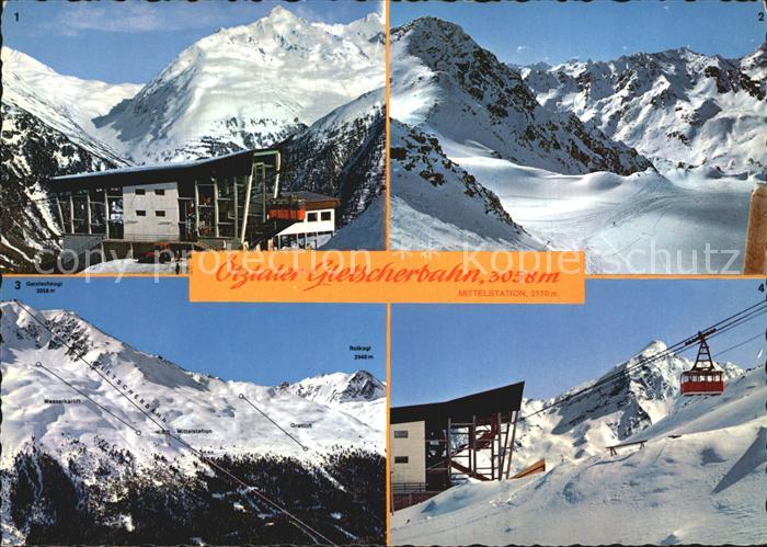 Seilbahn oetztaler Gletscherbahn Mittelstation Gaislachkogl
