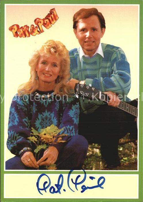 Saenger Band Pat und Paul Autogramm