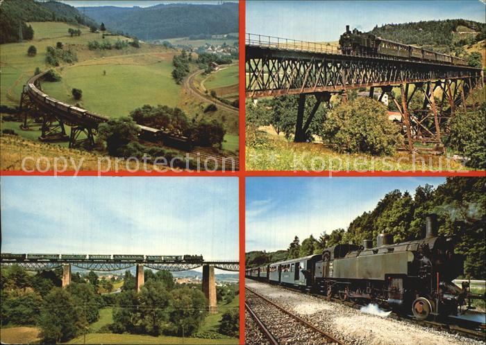 Lokomotive Museumsbahn Wutachtal Biesenbach-Viadukt Fuetzener Bruecke