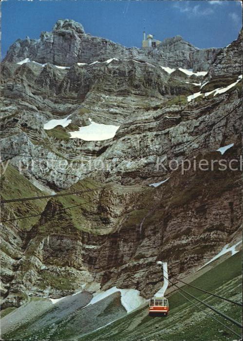 Seilbahn Säntis Schwägalp Gyrenspitz