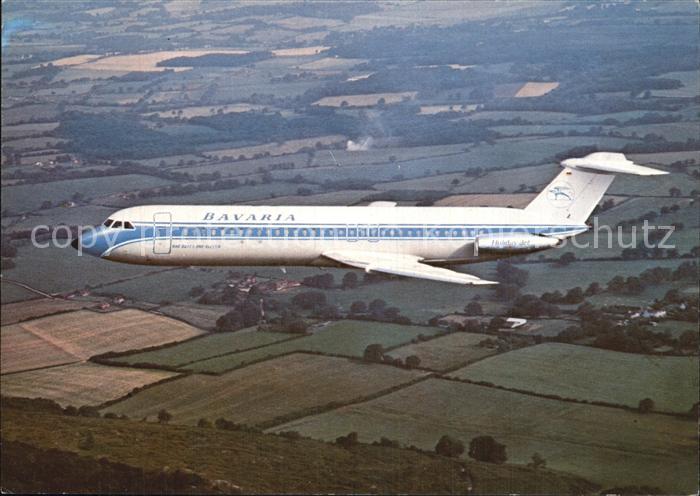 Flugzeuge Zivil Bavaria Bac Super One-Eleven Holiday Je