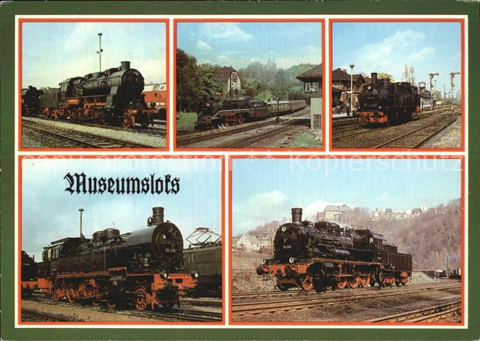 Lokomotive Museumloks 58261 18201 61002 741230 93230 38205
