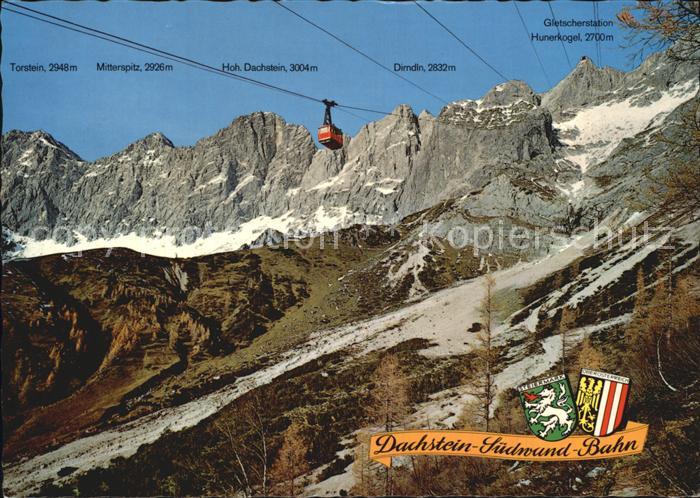 Seilbahn Dachsteinsüdwand Gletscherbahn Ramsau