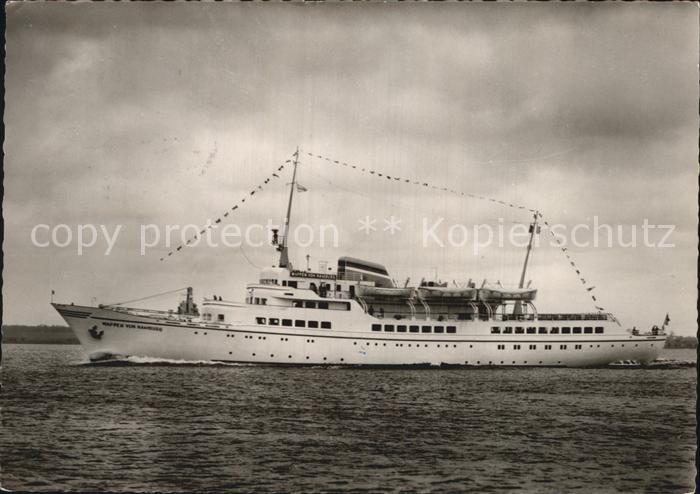 Schiffe Ships Navires Wappen von Hamburg