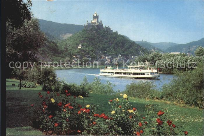 Motorschiffe Cochem Mosel Reichsburg Schiffsfahrschein