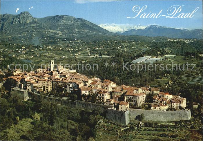 Saint Paul Cote d Azur Fliegeraufnahme