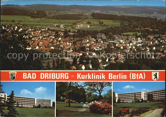 Bad Driburg Fliegeraufnahme Kurklinik Berlin