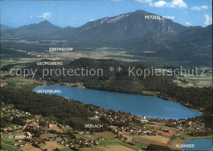 Klopeinersee Fliegeraufnahme Jauntal