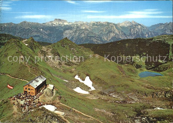 Schruns Vorarlberg Fliegeraufnahme Wormser Hütte