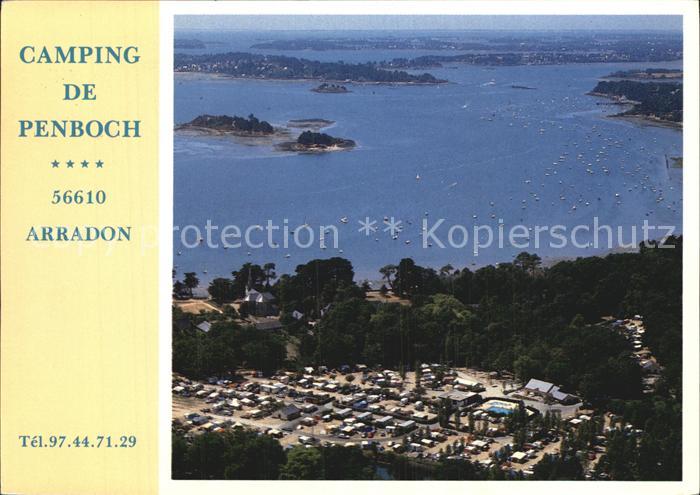 Arradon Fliegeraufnahme Camping de Penboch