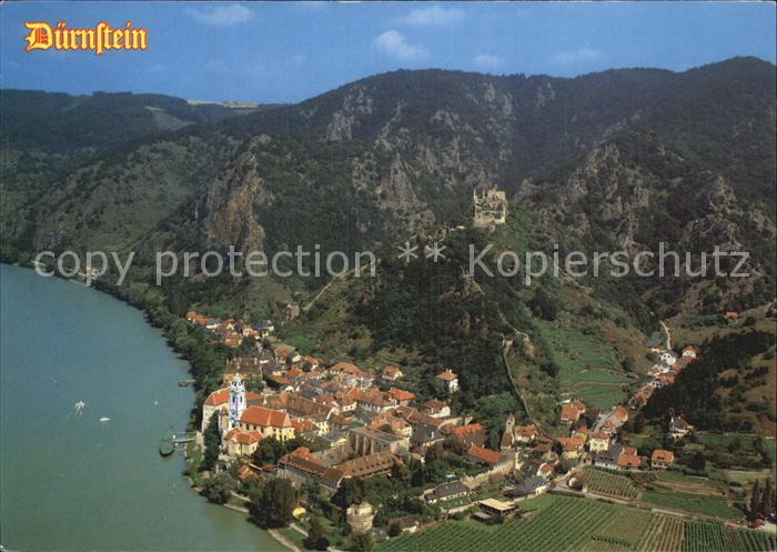 Duernstein Wachau Fliegeraufnahme