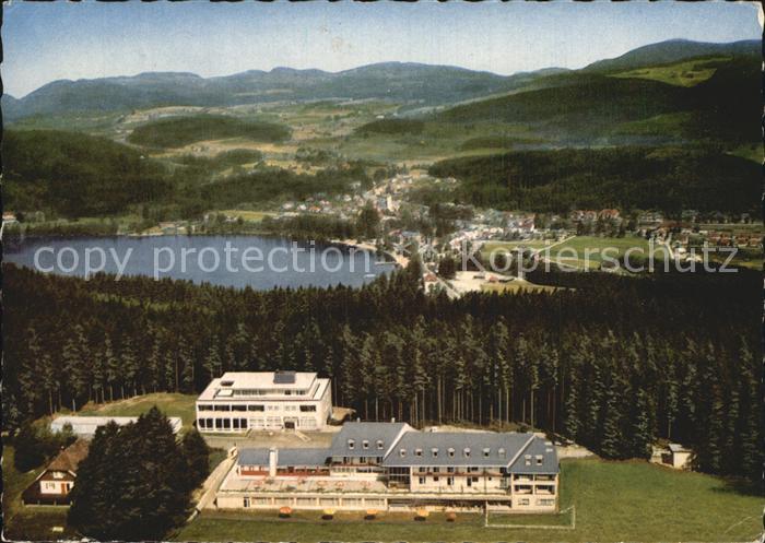 Saig Schwarzwald Kurhotel Saigerhoeh Fliegeraufnahme