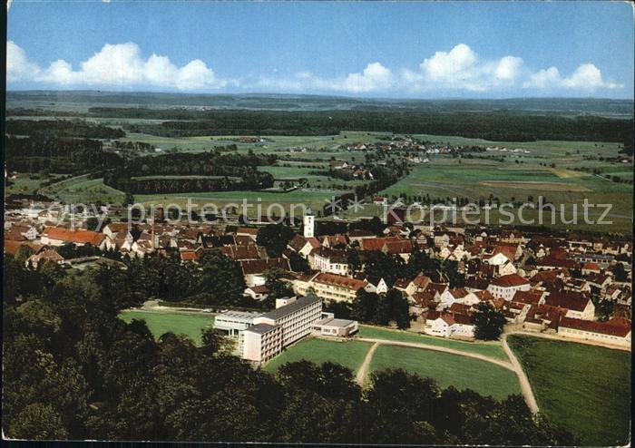 Aulendorf Fliegeraufnahme mit Parksanatorium
