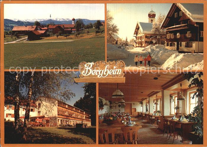 Scheidegg Allgaeu Bergheim Scheffau