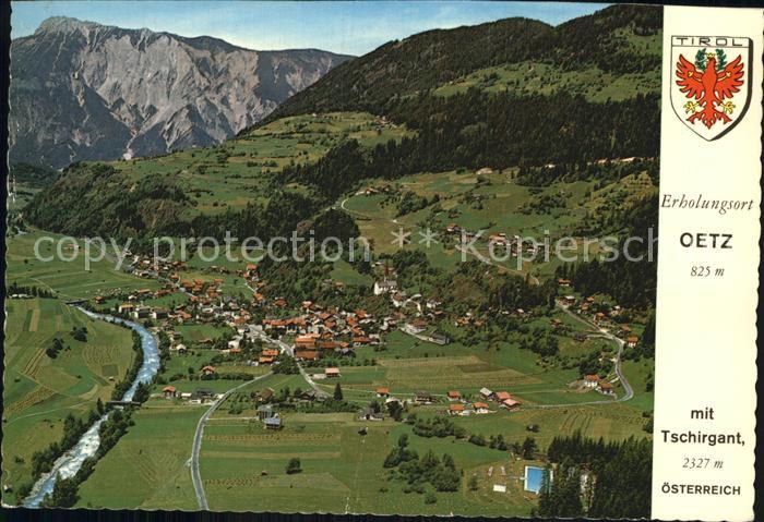 Oetz Fliegeraufnahme mit Tschirgant