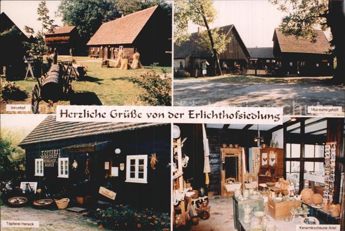 Rietschen Erlichthofsiedlung Museum Keramikscheune Toepferei Herack