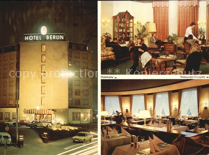 HAMBURG  CITY Hotel Berlin Restaurant Kroefels