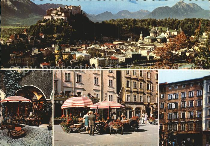 Salzburg Oesterreich Mozarts-Geburtshaus Universitaetsplatz