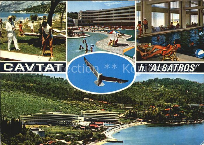 Cavtat Dalmatien Hotel Albatros Gesamtansicht Pool Minigolf