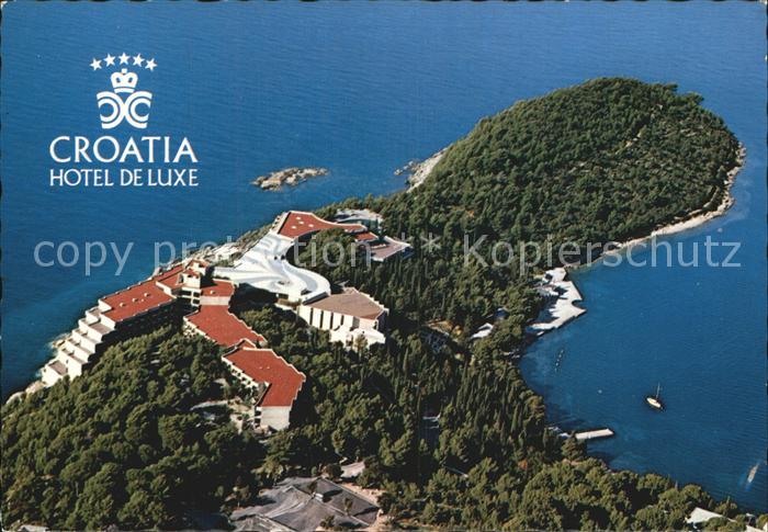 Cavtat Croatia Fliegeraufnahme Hotel de Luxe