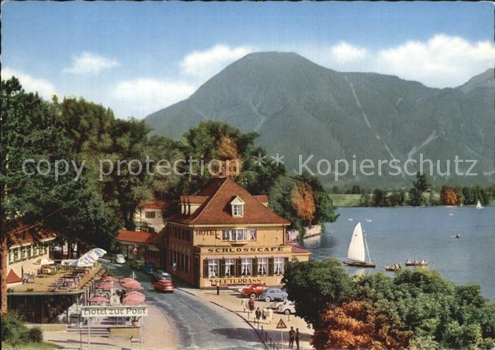 Tegernsee Bayern Seehotel Alte Post mit Wallberg