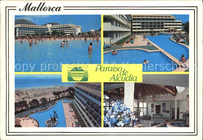 Puerto de Alcudia Hotel Paraiso de Alcudia Poollandschaft