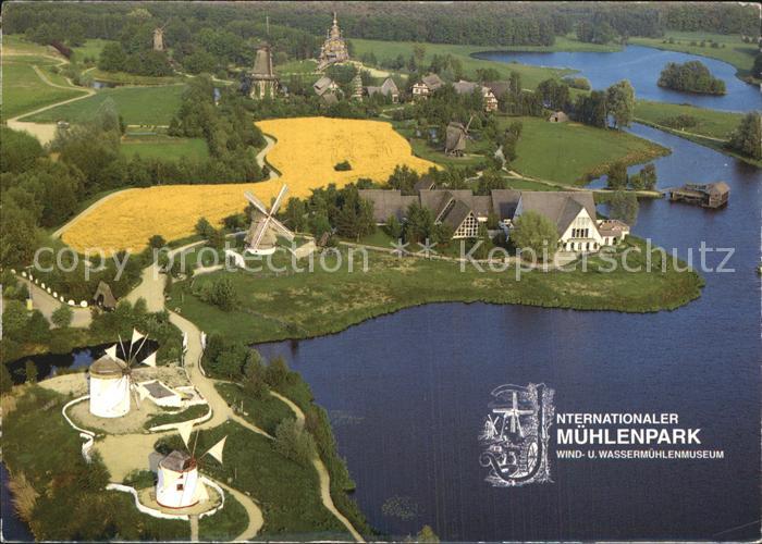 Gifhorn Fliegeraufnahme Internationaler Muehlenpark