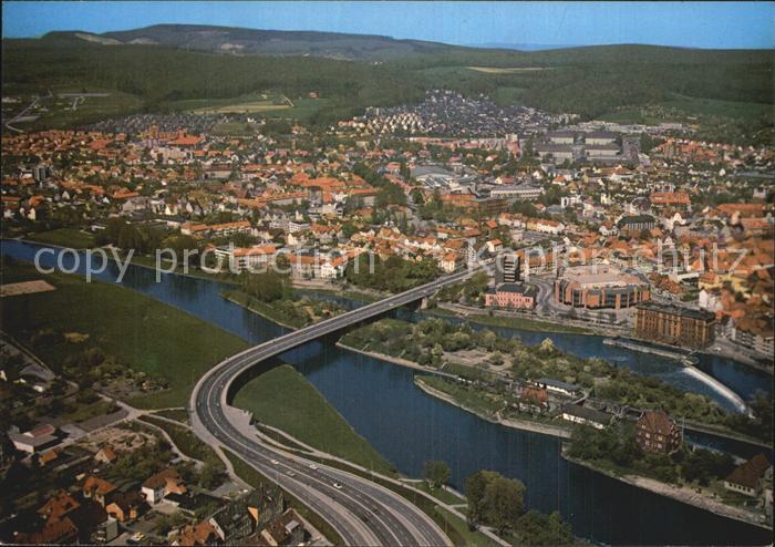 Hameln Weser Fliegeraufnahme