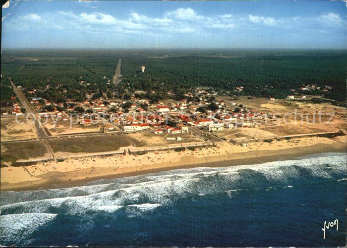 Montalivet les Bains Fliegeraufnahme Strand