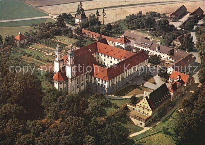 Allmannshofen Fliegeraufnahme Kloster Holzen