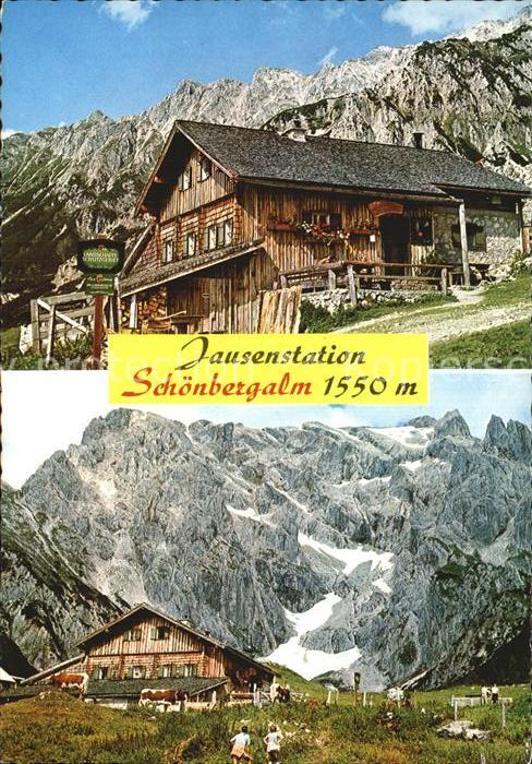 Dienten Hochkoenig Jausenstation Schoenbergalm
