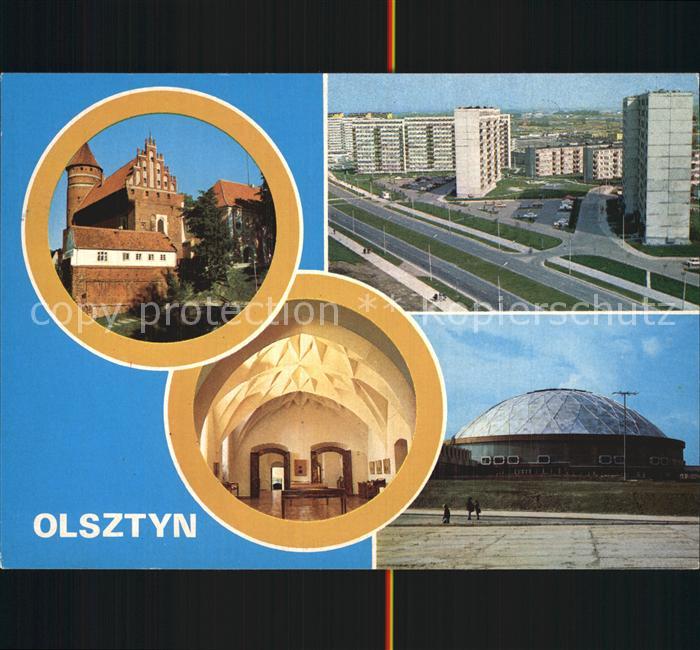 Olsztyn Allenstein Hochhaeuser Museum Burg