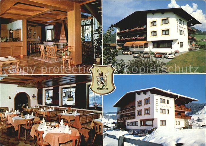 Niederau Wildschoenau Pension Lindner Kaminzimmer Gaststube Aussenansicht