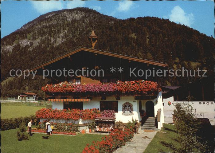 Pertisau Achensee Ernst Albrecht Haus