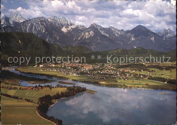 Fuessen Allgaeu Fliegeraufnahme