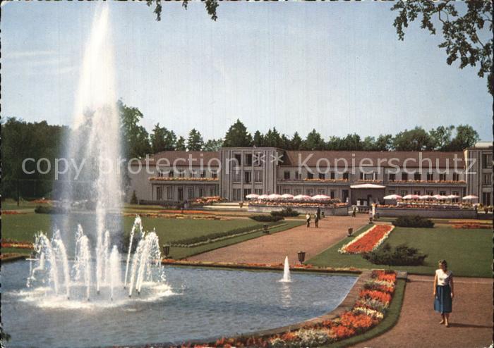 Bad Lippspringe Wasserspiele und Kurhaus im Kaiser Karls Park