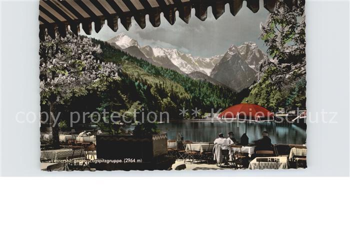 GARMISCH-PARTENKIRCHEN Bayern Riessersee gegen Zugspitzgruppe