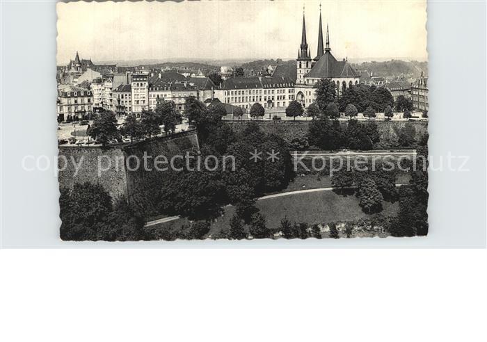 LUXEMBOURG Luxemburg Kathedrale Boulevard Roosevelt