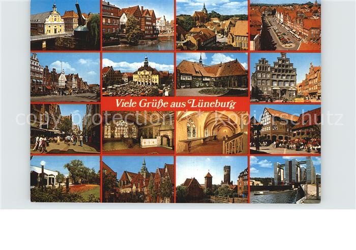 LueNEBURG  CITY Kirche Platz Fachwerkhaeuser Fussgaengerzone