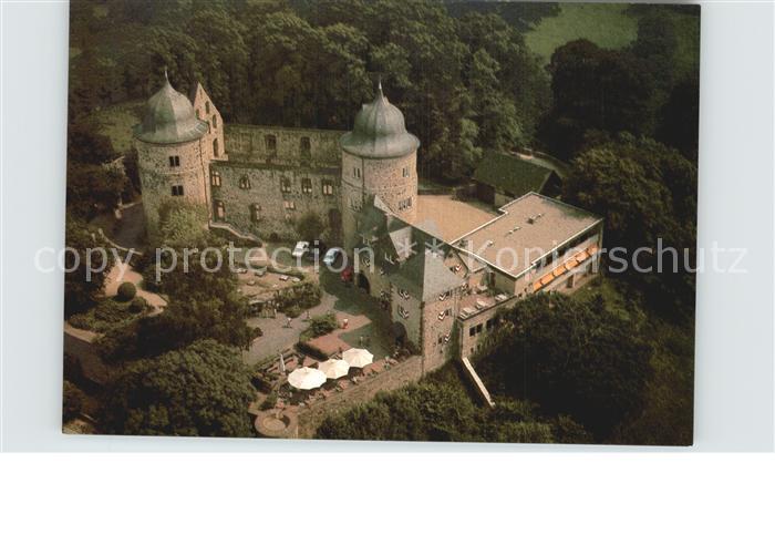 Reinhardswald Fliegeraufnahme Sababurg