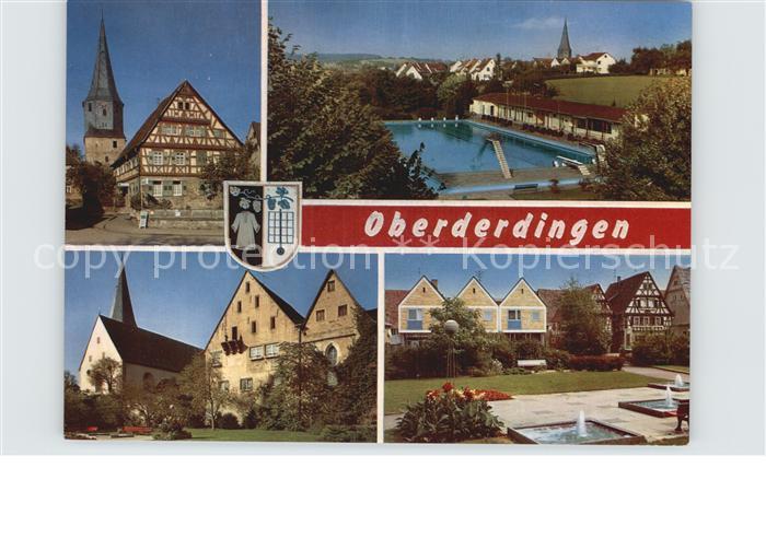 Oberderdingen Kirche Park Schwimmbad