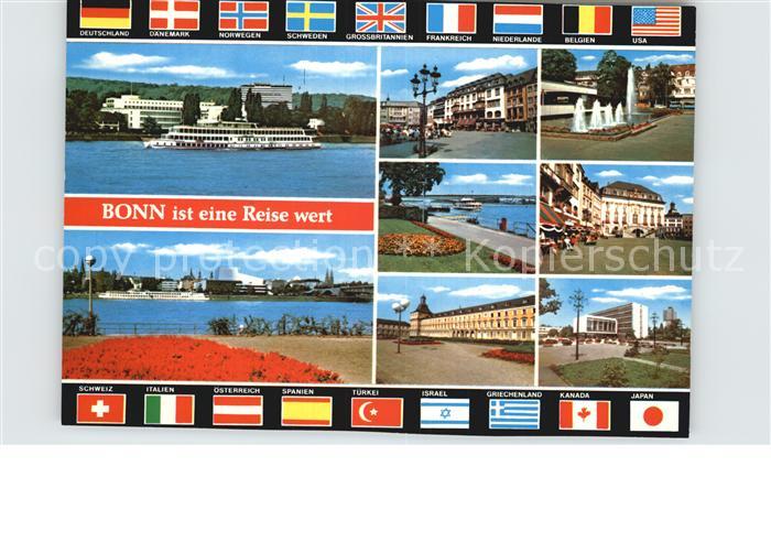 Bonn Rhein Teilansichten