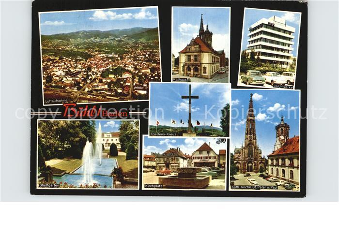 Buehl Baden Sankt Peter und Paul Rathaus Stadtgarten