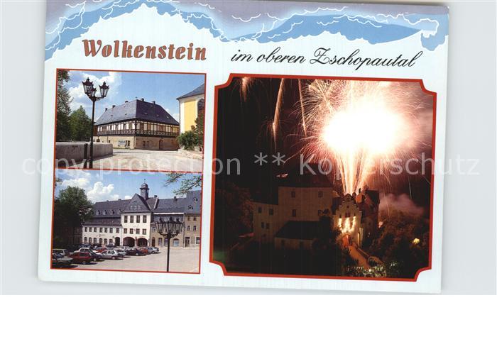 Wolkenstein Erzgebirge Schlosskeller Markt Rathaus