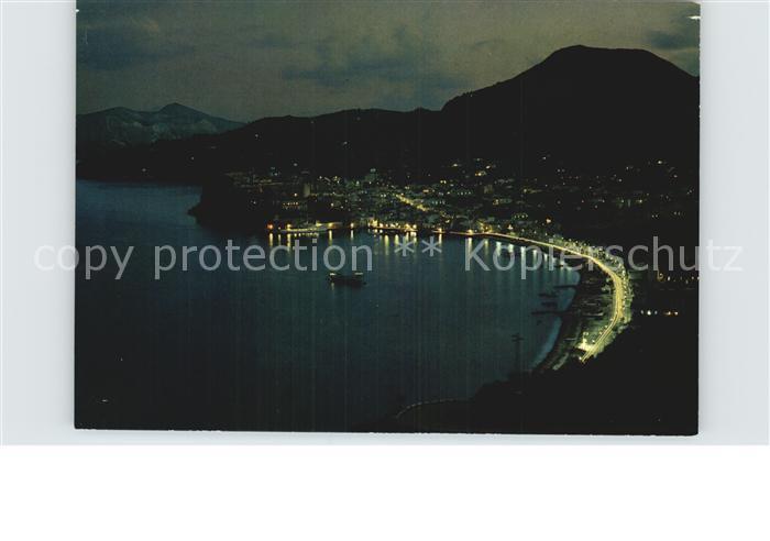 Isola di Lipari Strandpromenade bei Nacht