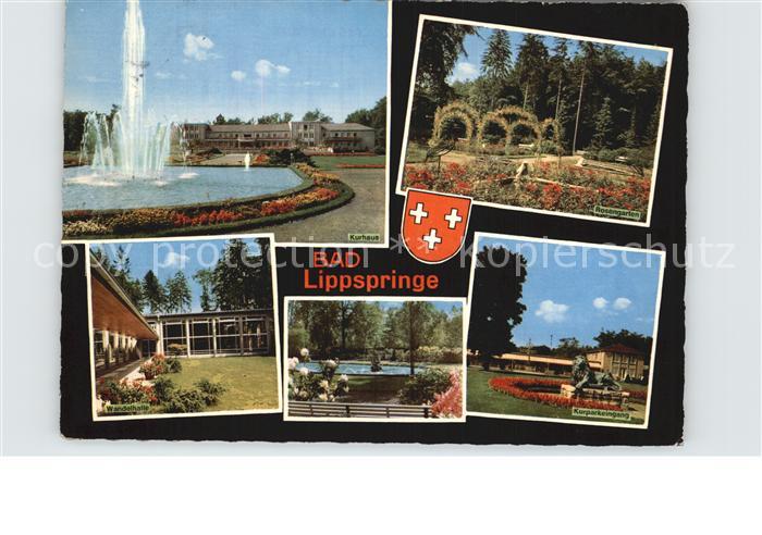 Bad Lippspringe Kurhaus Wandelhalle Rosengarten