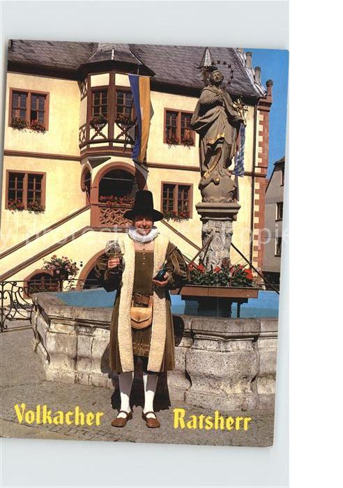 Volkach Symbolfigur des Volkacher Weines