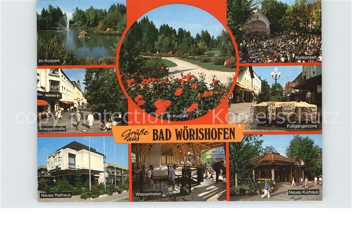 Bad Woerishofen Kurpark Kneippstrasse Neues Rathaus Wassertreten Neues Kurhaus F