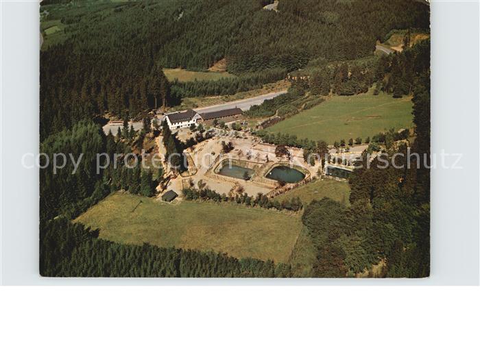 Kirchhundem Fliegeraufnahme Waldhaus Hirschgehege